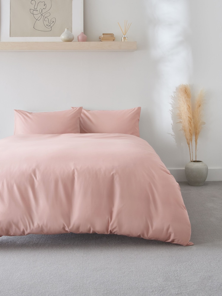 Easy Care Set aus Bettbezug und Kissenbezug aus Polyester/Baumwoll-Mischgewebe - Bild 1 von 6 Easy Care Set aus Bettbezug und Kissenbezug aus Polyester/Baumwoll-Mischgewebe - Bild 1 von 6