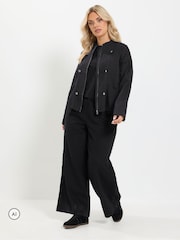 Yours Curve Button Detail Military Jacket - Bild 3 von 7
