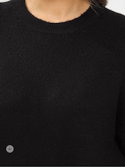 Yours Curve Black Jumper Dress - Image 4 of 6