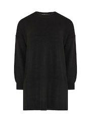 Yours Curve Black Jumper Dress - Image 5 of 6