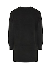 Yours Curve Black Jumper Dress - Image 6 of 6