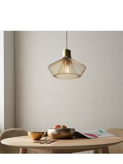 Gallery Home Gold Lizzo Ceiling Light Pendant - Image 1 of 3