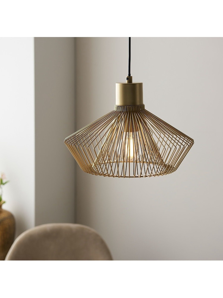 Gallery Home Gold Lizzo Ceiling Light Pendant - Image 2 of 3