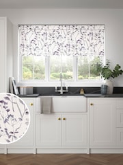 Purple Isla Floral Made to Measure Roller Blind - Image 1 of 6