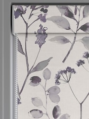 Purple Isla Floral Made to Measure Roller Blind - Image 4 of 6