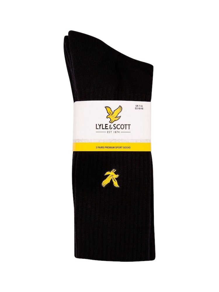 Pack de 3 pares de calcetines deportivos de Lyle & Scott - Imagen 3 de 3
