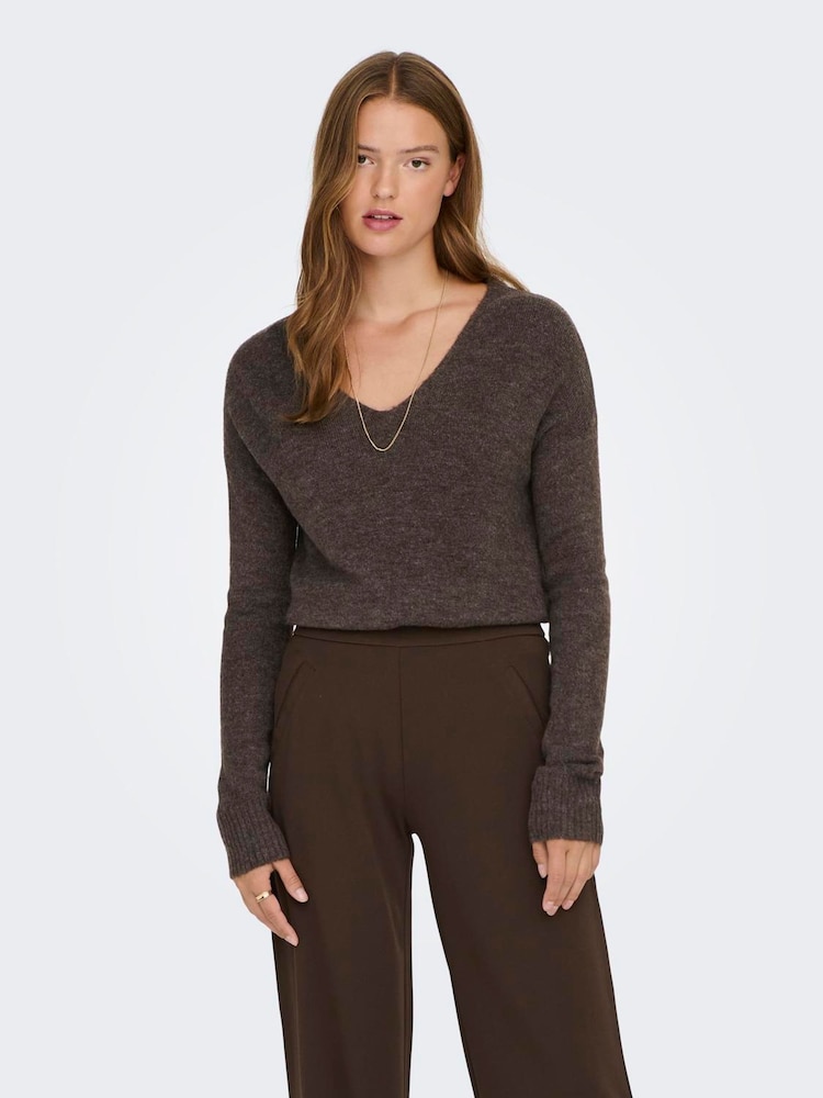 Jdy Weicher Pullover mit V-Ausschnitt - Bild 1 von 4 Jdy Weicher Pullover mit V-Ausschnitt - Bild 1 von 4