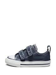Converse Blue Chuck Ox 2V Infant Trainers - Image 2 of 4