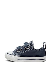 Converse Blue Chuck Ox 2V Infant Trainers - Image 4 of 4