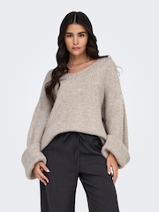 JDY Reversible V-Neck Jumper - Imaginea 1 din 6