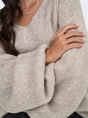 JDY Reversible V-Neck Jumper - Imaginea 3 din 6