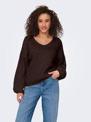 JDY Reversible V-Neck Jumper - Imaginea 1 din 5
