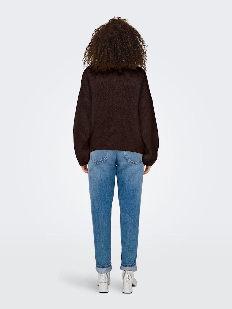 JDY Reversible V-Neck Jumper - Imaginea 2 din 5