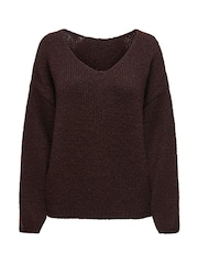 JDY Reversible V-Neck Jumper - Imaginea 3 din 5