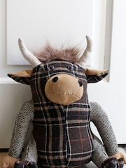 Riva Home Brown Highland Cow Doorstop - Image 1 of 4