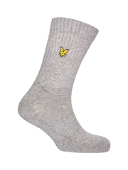 Lyle & Scott Black Sport Socks 3 Pack - Image 3 of 5