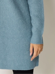 M&Co Blue Knitted Cardigan - Image 4 of 6