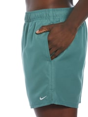 Nike Green 5 Inch Essential Volley Swim Shorts - Image 5 of 7