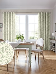 Laura Ashley Green Willow Leaf Made to Measure Curtains - Image 2 of 9