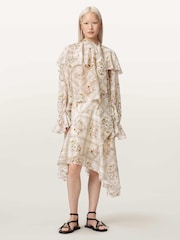 AllSaints White Heba Top - Image 1 of 6