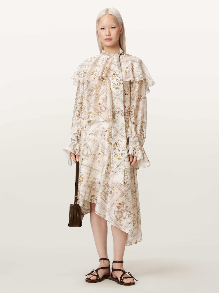AllSaints White Heba Top - Image 2 of 6