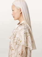 AllSaints White Heba Top - Image 3 of 6