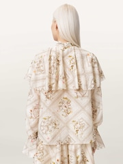 AllSaints White Heba Top - Image 4 of 6