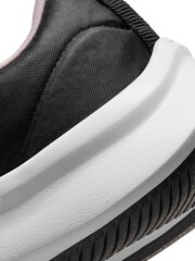 Nike Black/Pink Star Runner 3 Junior Trainers - Image 8 of 9