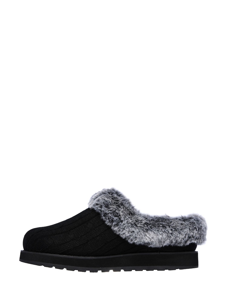 Skechers Black Womens Keepsakes Ice Angel Slippers - Image 2 of 5