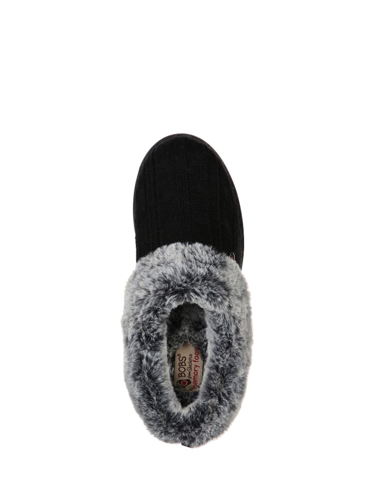 Skechers Black Womens Keepsakes Ice Angel Slippers - Image 4 of 5