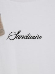 River Island Cream Check Shacket with Zip - Image 5 of 5
