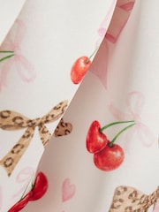 Conjunto de top con lazo y falda con cerezas de River Island - Imagen 4 de 5