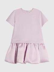 River Island Purple Puffball Bow Dress - Image 1 of 4