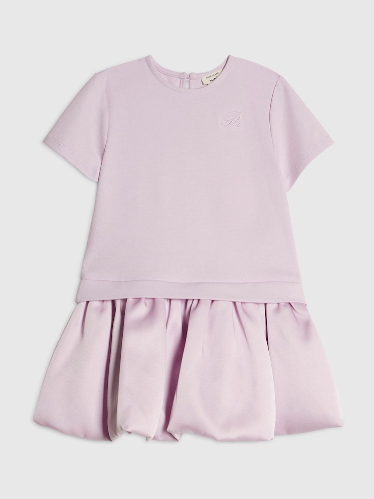 River Island Purple Puffball Bow Dress - Image 1 of 4 River Island Purple Puffball Bow Dress - Image 1 of 4