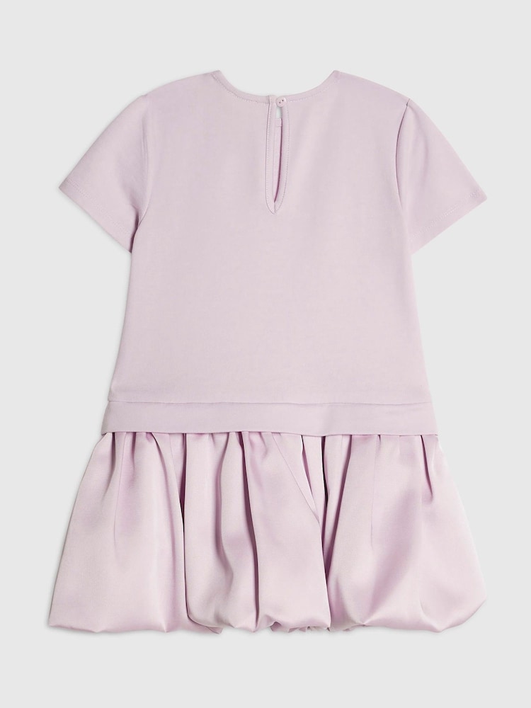 River Island Purple Puffball Bow Dress - Image 2 of 4 River Island Purple Puffball Bow Dress - Image 2 of 4
