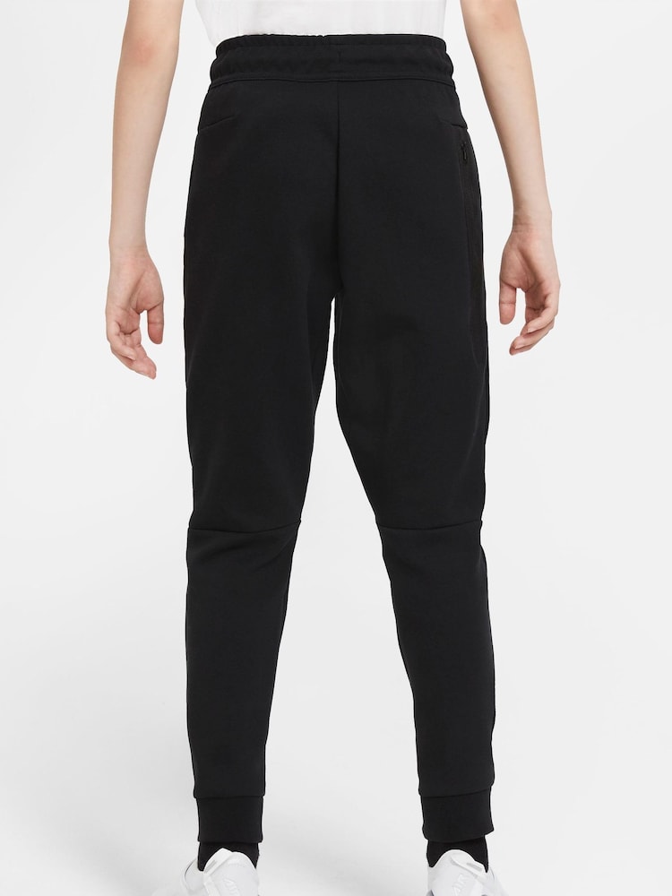 Nike Black Tech Fleece Joggers - Image 1 of 6