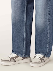AllSaints Grey Regan Plus Low Top Trainers - Image 2 of 7