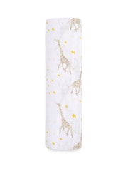 aden + anais™ White Essentials Starry Star Cotton Muslin Blanket - Image 1 of 4