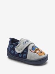 Grey/Navy PAW Patrol Touch Fastening Cupsole Print Slippers - Image 6 of 11