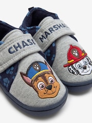 Grey/Navy PAW Patrol Touch Fastening Cupsole Print Slippers - Image 9 of 11