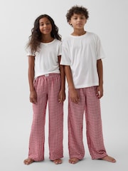 Gap Red Gingham Flannel Pyjama Bottoms (6-13yrs) - Image 1 of 6