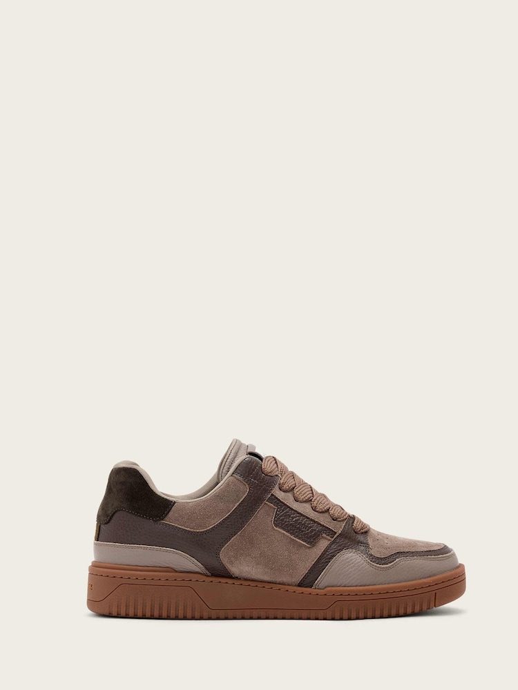 AllSaints Brown Regan Plus Low Top - Image 2 of 6