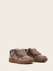 AllSaints Brown Regan Plus Low Top - Image 3 of 6
