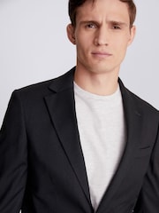 MOSS Charcoal Grey Tailored Stretch Suit Jacket - Image 7 of 8
