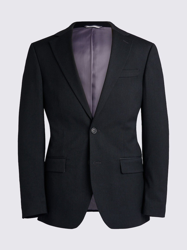 MOSS Charcoal Grey Tailored Stretch Suit Jacket - Image 8 of 8