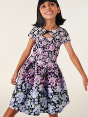 Baker by Ted Baker Multi-Coloured Floral Scuba Dress - Image 1 of 10
