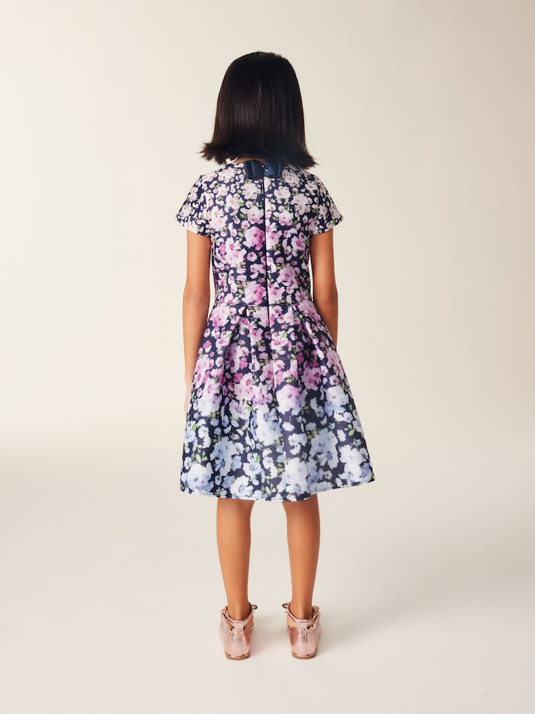 Baker by Ted Baker Multi-Coloured Floral Scuba Dress - Image 2 of 10