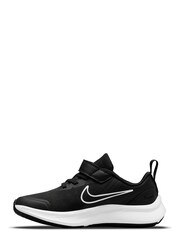 Nike Black/White Star Runner 3 Junior Trainers - Image 2 of 9