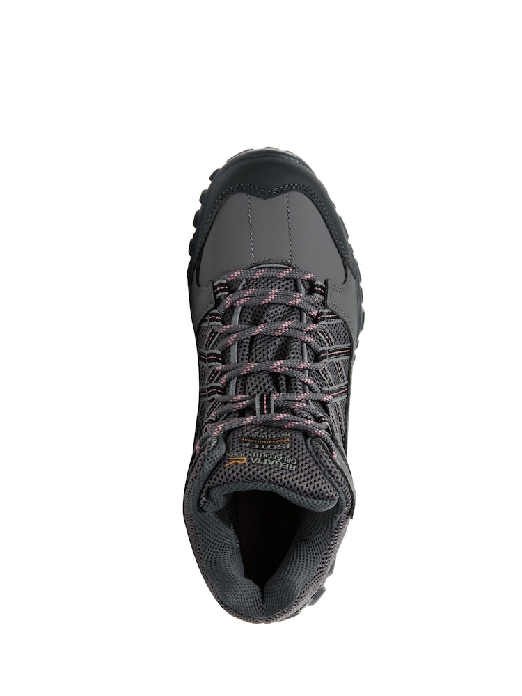 Regatta Grey Junior Edgepoint Mid Walking Boots - Image 3 of 4