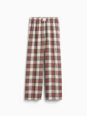 Gap Red & Cream Check Flannel Pyjama Bottoms (6-13yrs) - Image 5 of 6